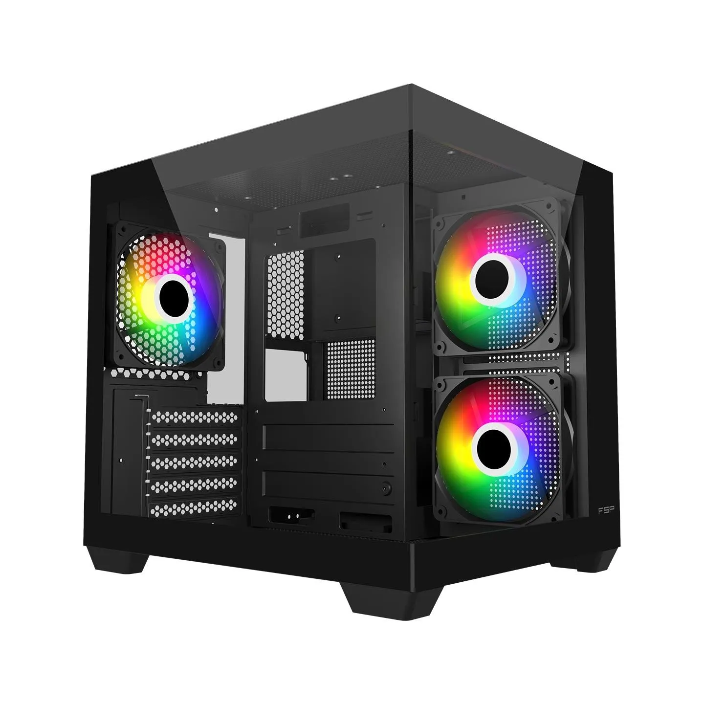 FSP Case | S140-BA | Black | Mini-ITX, uATX(M-ATX)
