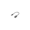 Lanberg Adapter Cable USB-C(M) 3.1 -> USB-A(F) 15 cm, Black | AD-UC-UA-04
