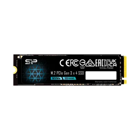 Silicon Power SP P34A60 | 128 GB | Solid-state drive interface M.2 PCIe Gen 3x4 | Read speed 1800 MB/s | Write speed 600 MB/s