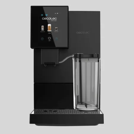 Cecotec Coffee Maker | Cremmaet Compactccino Connected | Pump pressure 19 bar | Built-in milk frother | Super-automatic | Black