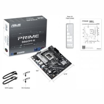 Asus Motherboard PRIME B860M-K s1851 XDDR5 USBC mATX