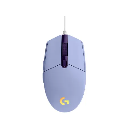Logitech G102 LIGHTSYNC Corded Gaming Mouse - LILAC - USB - EER