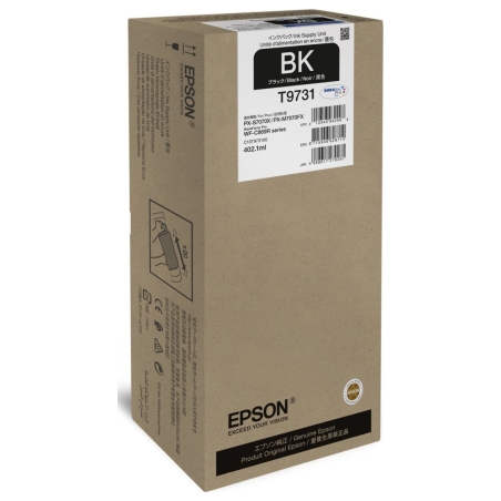 Epson WF-C869R Black XL Ink WorkForce Pro | Epson C13T97310N | Epson T9731 - XL size - black - original - ink pack | Ink pack | 