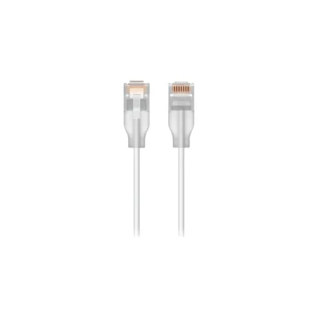 Ubiquiti UACC-Cable-Patch-EL-0.15M-W-24 Nano-thin patch cable with 2.5 GbE and PoE++ support designed to show Etherlighting™ eff
