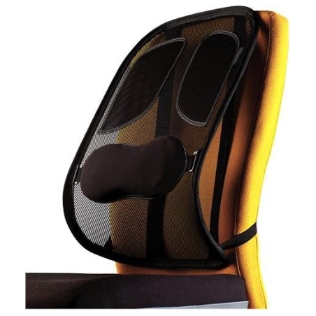 Fellowes | Professional back support with mesh Professional Series | Graphite | Depth 195 mm | Height 370 mm | Mesh textile | Wi