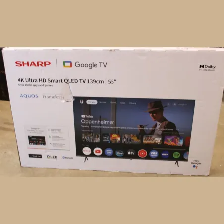 Sharp 55HP5265E 55" (139cm) QLED 4K Ultra HD Google TV, Dolby Vision, Dolby Atmos |  Sharp 55HP5265E | 55 | Smart TV | Google TV