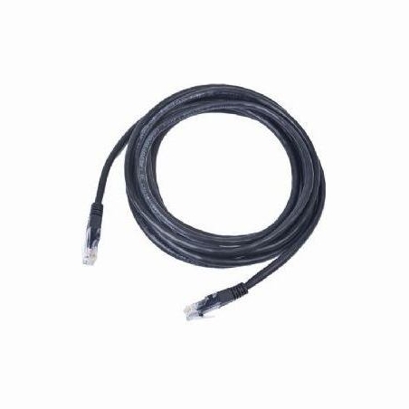 Gembird PATCH CABLE CAT5E UTP 1M/BLACK PP12-1M/BK GEMBIRD