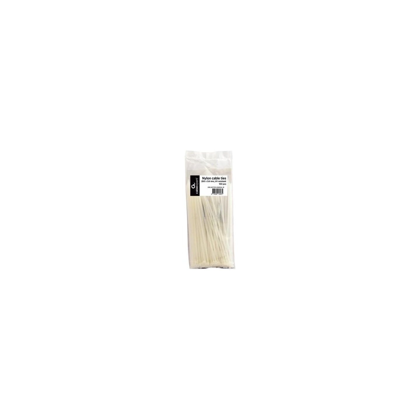 Gembird CABLE ACC TIES NYLON 100PCS/NYTFR-250X3.6-W GEMBIRD