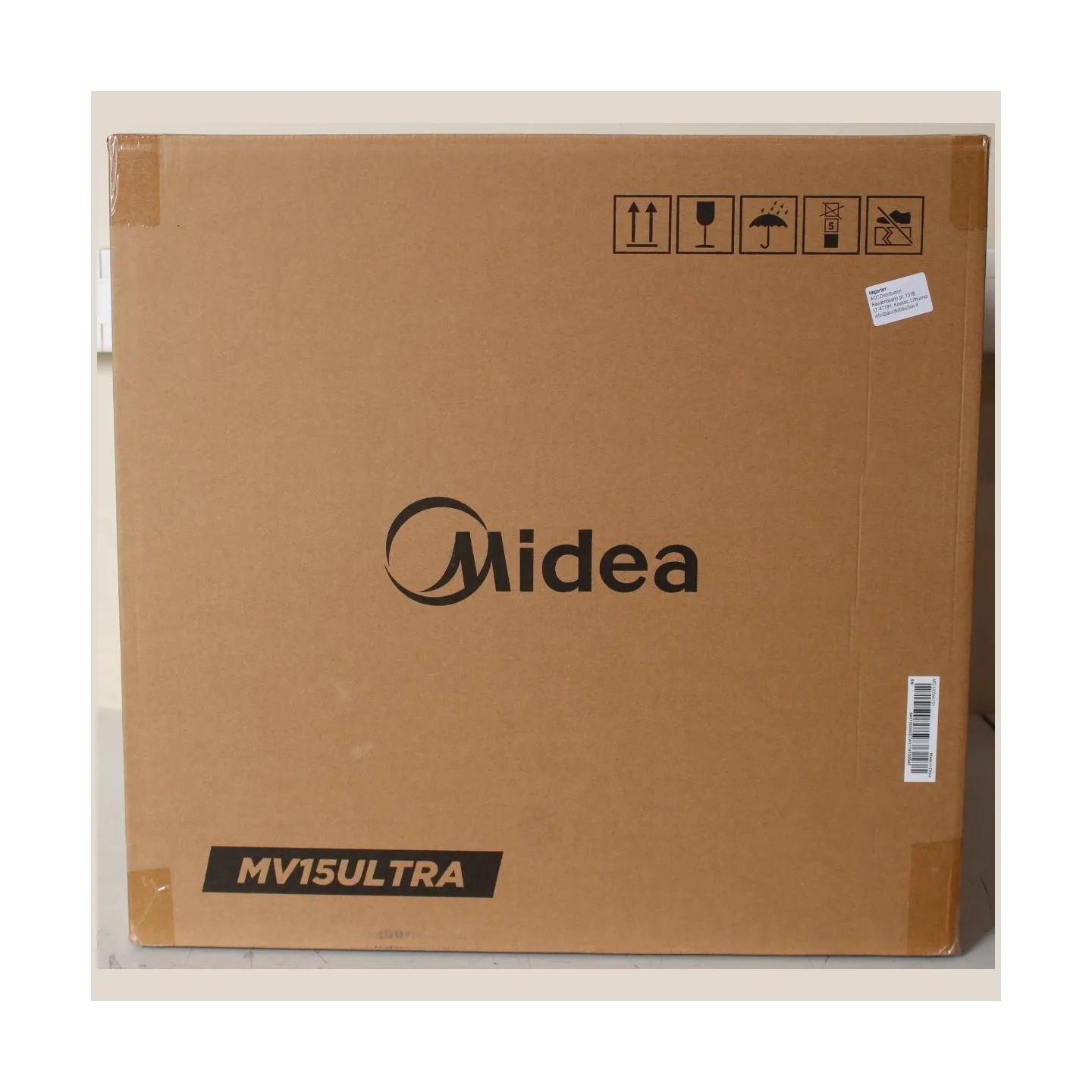 Midea V15 Robot Vacuum Cleaner | Midea Robot Vacuum Cleaner | V15 | Wet&Dry | 5200 mAh | Dust capacity 3 L | 16200 Pa | Black | 
