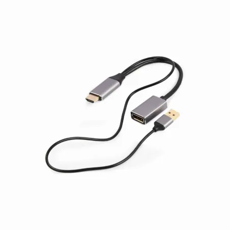 Gembird I/O ADAPTER HDMI TO DP/BLACK A-HDMIM-DPF-02 GEMBIRD