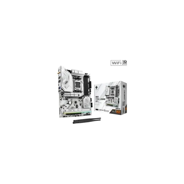 Asrock Motherboard B850 Steel Legend WiFi AM5 4DDR5 ATX