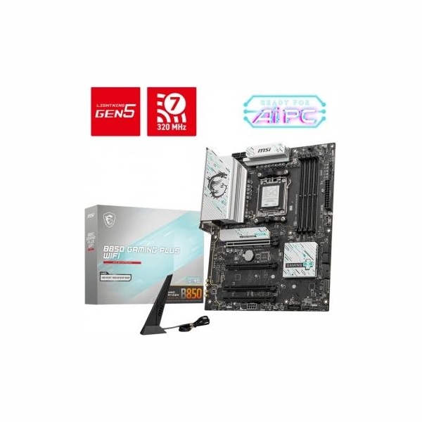 MSI Motherboard B850 GAMING PLUS WIFI A M5 4DDR5 ATX