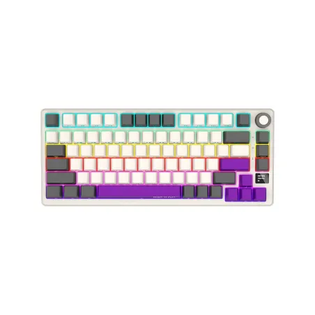 Lorgar KBP7075W, Wireless 75% Mechanical Gaming Keyboard Pro, Beige, EN layout