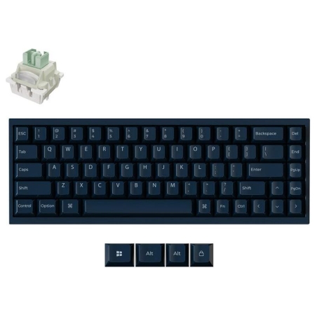 Keychron KEYBOARD USB-C Q16 HE 8K/NAVY BLUE Q16HW-J1 KEYCHRON