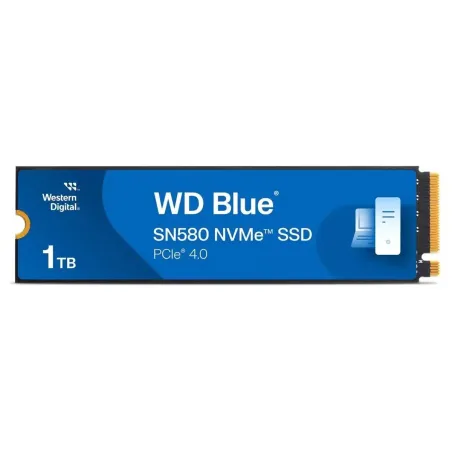 WD SSD|WESTERN DIGITAL|600xTBW rating|Read speed 4150 MB/s|Write speed 4150 MB/s|NVMe Yes|PCI Express 4.0|M.2|1000 GB|Blue SN580