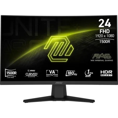 MSI Monitor 23.6 inch MAG 244C LED/FHD/Curved/180Hz/black
