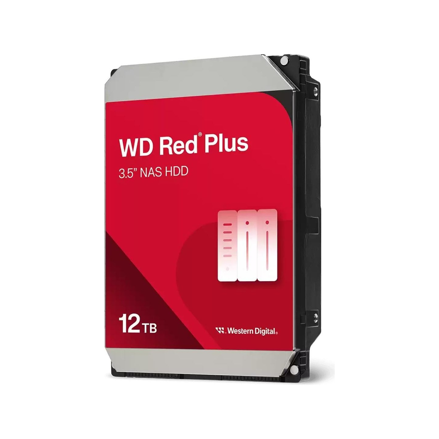 WD HDD|WESTERN DIGITAL|Red Plus| 12 TB|Serial ATA III|Buffer 512 MB|7200 RPM|3.5 "|WD120EFGX