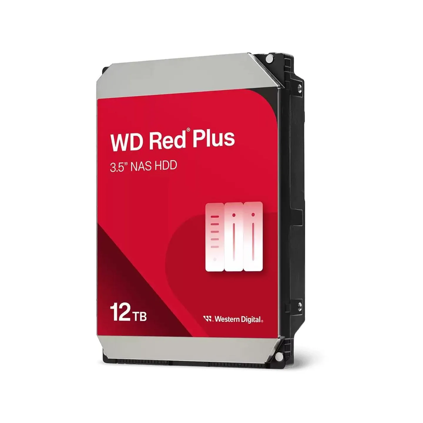 WD HDD|WESTERN DIGITAL|Red Plus| 12 TB|Serial ATA III|Buffer 512 MB|7200 RPM|3.5 "|WD120EFGX