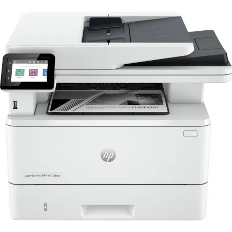HP LaserJet Pro MFP 4102dw AIO All-in-One Printer - A4 Mono Laser, Print/Copy/Dual-Side Scan, Automatic Document Feeder, Auto-Du