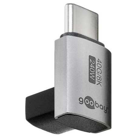 Goobay USB-C Adapter Vertical 90° Short, USB4 | 74444