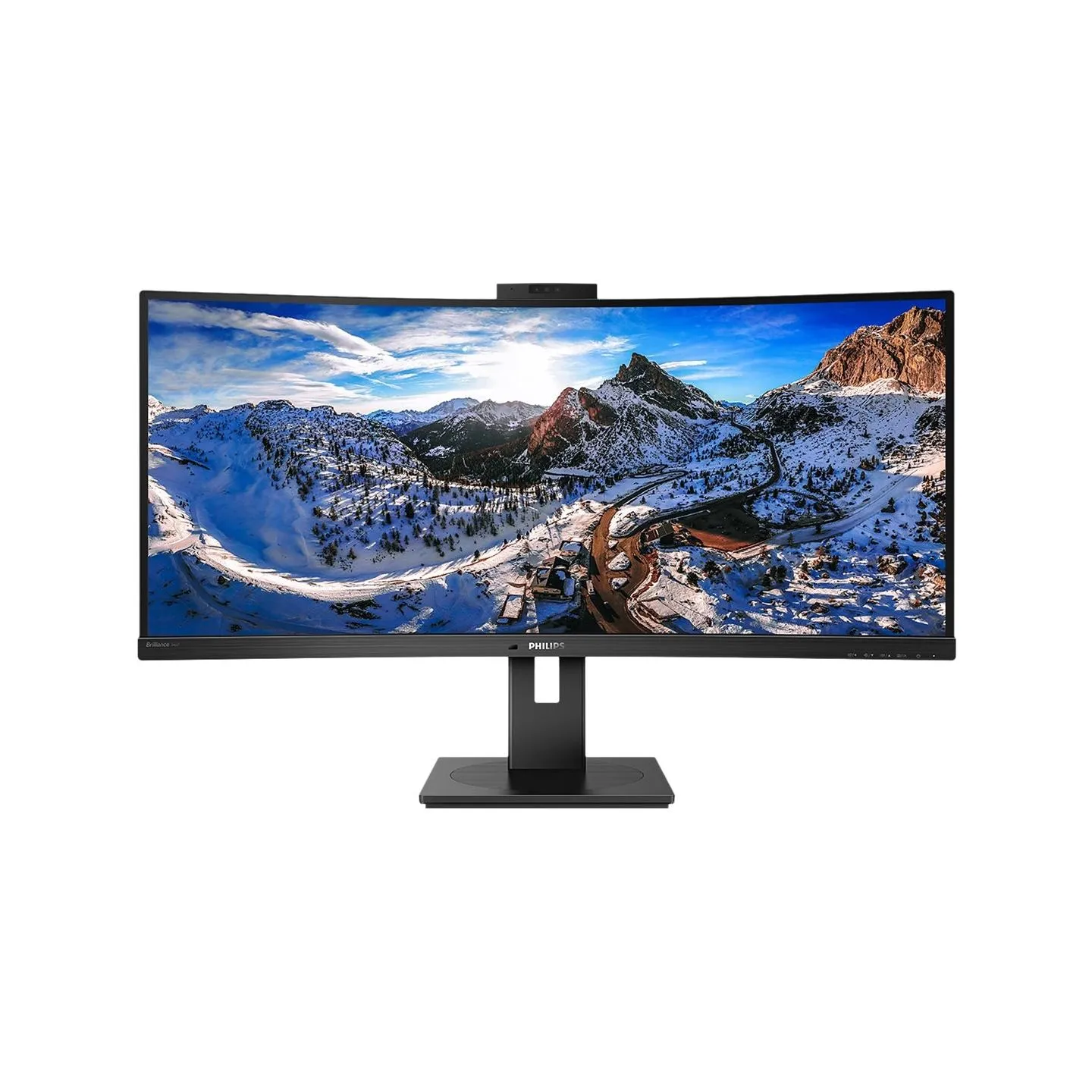Philips Monitor 346P1CRH 34 inch VA Curved HDMI DP USB-C Camera