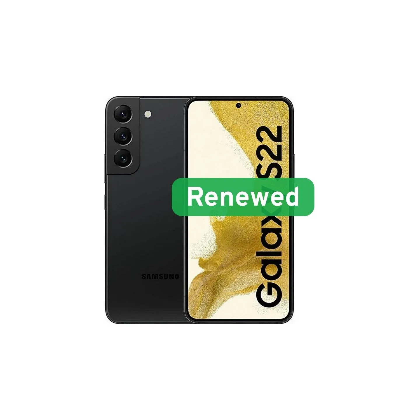 Samsung Renewed Grade Factory-sealed | Galaxy S22 | Black | 6.1 " | 128 GB | 5G