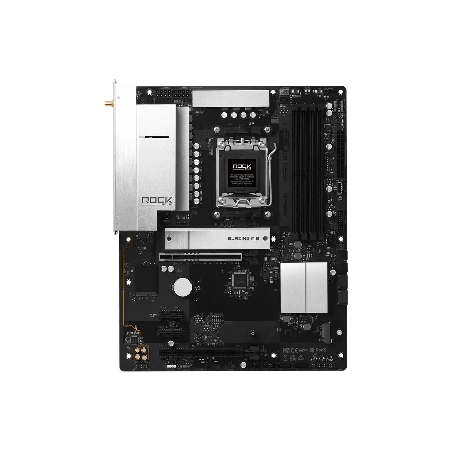 Asrock Motherboard B850 ROCK WIFI 7 AM5 4DDR5 ATX