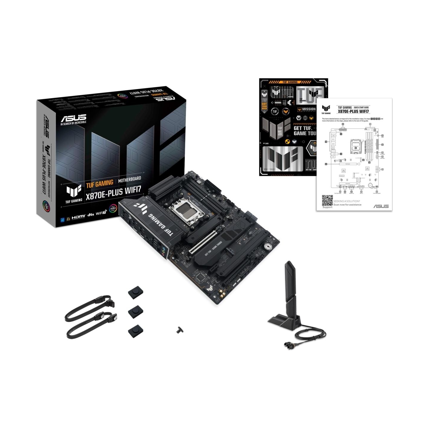Asus Mainboard|ASUS|AMD X870E|SAM5|ATX|Memory DDR5|Memory slots 4|1xPCI-Express 3.0 1x|1xPCI-Express 4.0 16x|1xPCI-Express 5.0 1