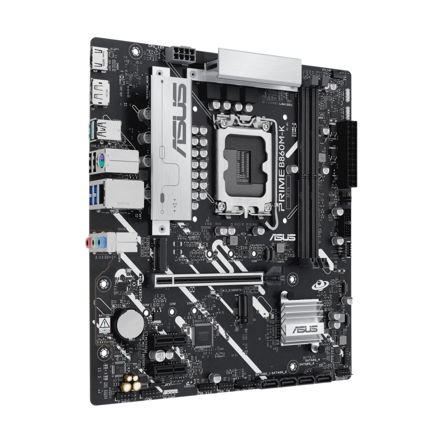 Asus Mainboard|ASUS|Intel B860 Express|LGA1851|Micro-ATX|Memory DDR5|Memory slots 2|2xPCI-Express 4.0 1x|1xPCI-Express 4.0 16x|2