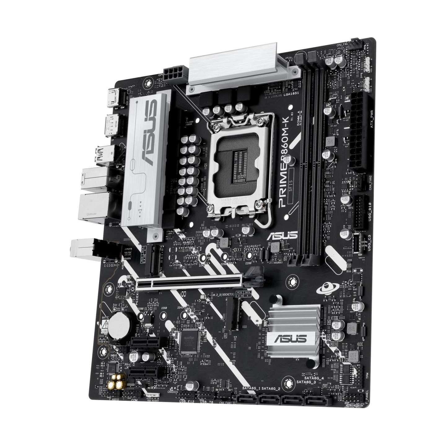 Asus Mainboard|ASUS|Intel B860 Express|LGA1851|Micro-ATX|Memory DDR5|Memory slots 2|2xPCI-Express 4.0 1x|1xPCI-Express 4.0 16x|2