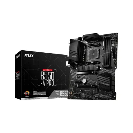 MSI | B550-A PRO | Processor family AMD | Processor socket AM4 | DDR4 DIMM | Memory slots 4 | Supported hard disk drive interfac