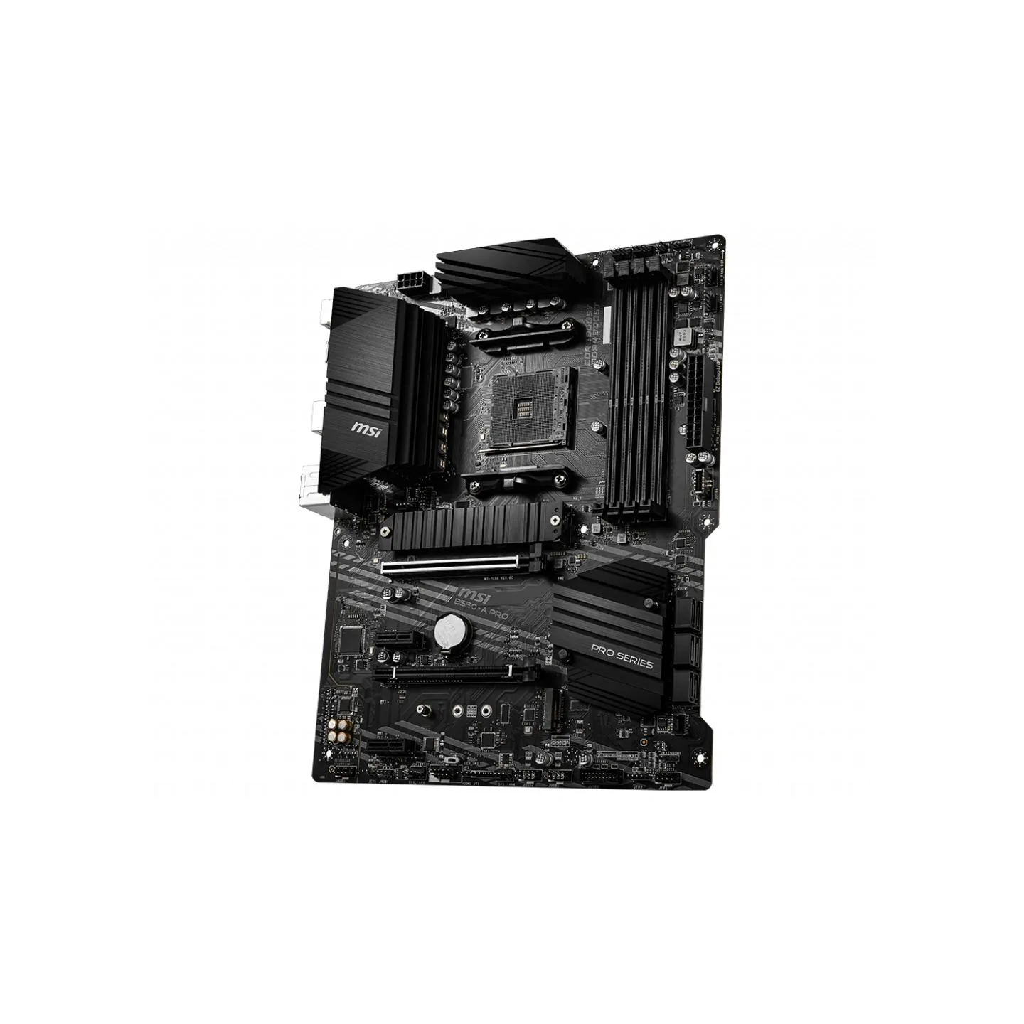 MSI | B550-A PRO | Processor family AMD | Processor socket AM4 | DDR4 DIMM | Memory slots 4 | Supported hard disk drive interfac