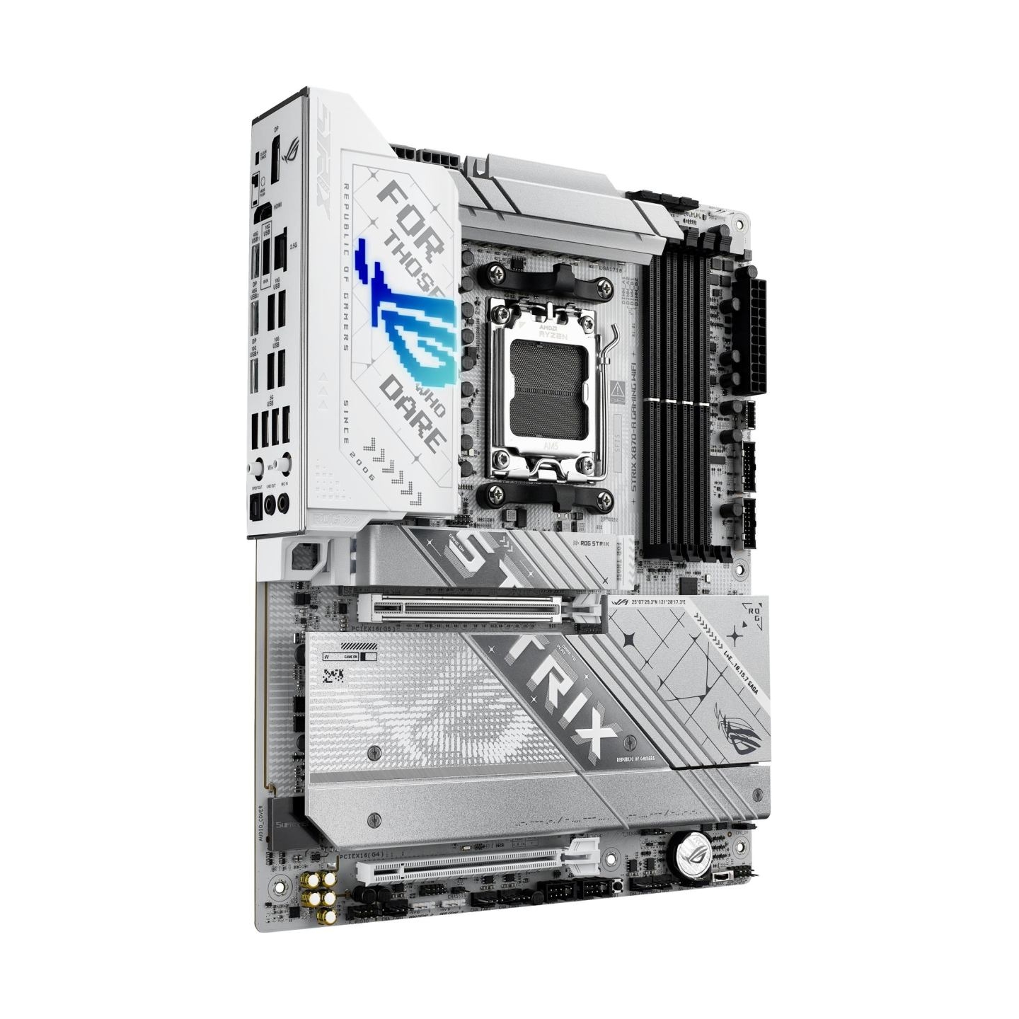 Asus ROG STRIX X870-A GAMING WIFI | Processor family AMD | Processor socket AM5 | DDR5 | Supported hard disk drive interfaces SA