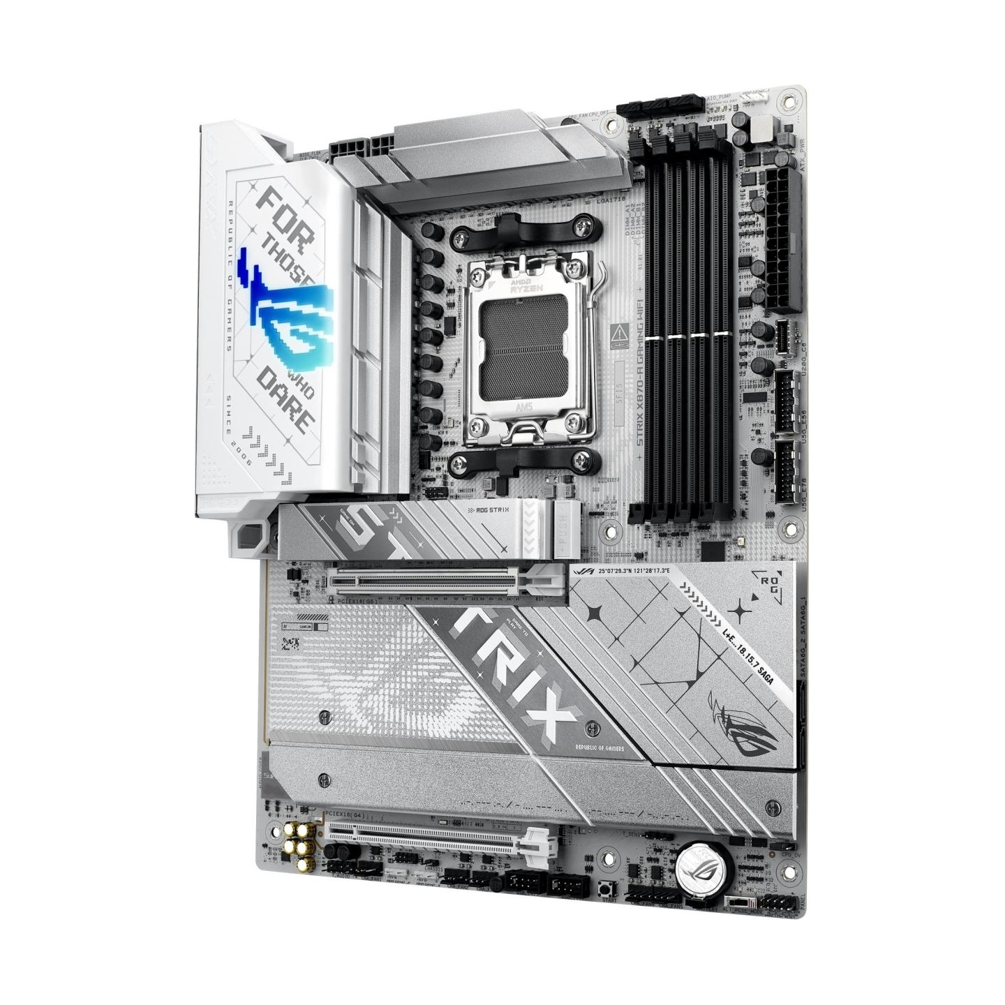 Asus ROG STRIX X870-A GAMING WIFI | Processor family AMD | Processor socket AM5 | DDR5 | Supported hard disk drive interfaces SA