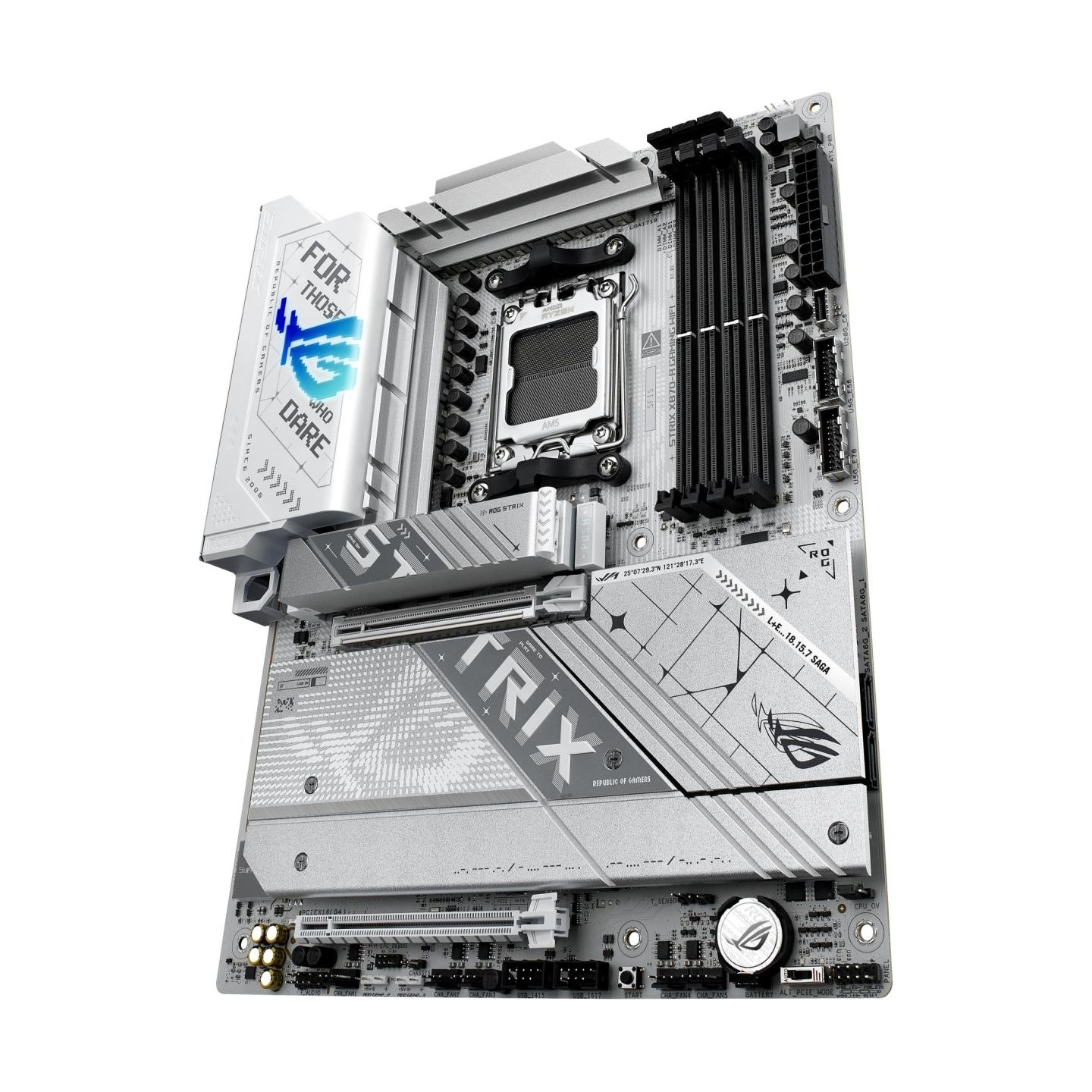 Asus ROG STRIX X870-A GAMING WIFI | Processor family AMD | Processor socket AM5 | DDR5 | Supported hard disk drive interfaces SA