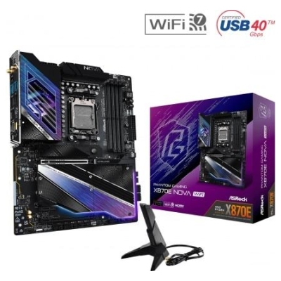 Asrock Motherboard X870E NOVA WIFI AM5 4DDR5 M.2 ATX