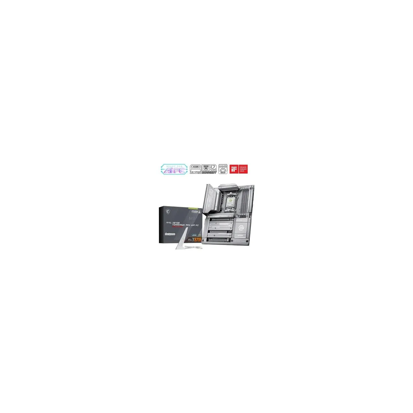 MSI MAG X870E TOMAHAWK MAX WIFI PZ | MSI Processor family AMD | Processor socket AM5 | DDR5 SDRAM | Supported hard disk drive in