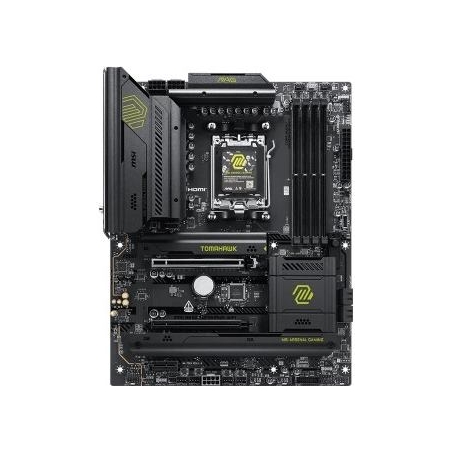 MSI MAG B850 TOMAHAWK WIFI | Processor family AMD | Processor socket AM5 | DDR5 | Supported hard disk drive interfaces SATA, M.2