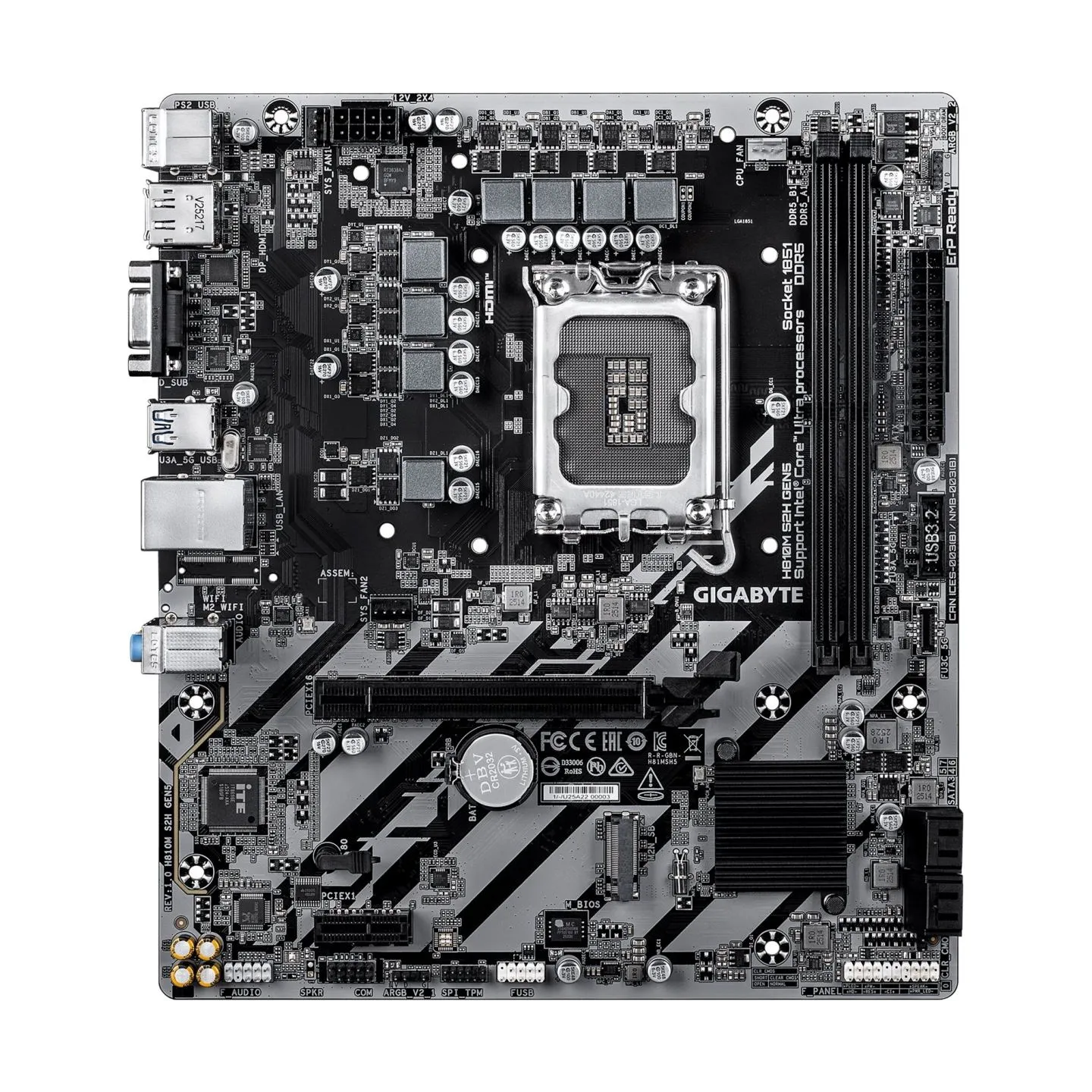 Gigabyte H810M S2H GEN5 LGA1851