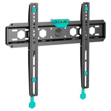 Onkron Fixed TV Wall Mount for 32 to 65-inch Flat Panel TVs Digital Panels 56,8 kg, Black