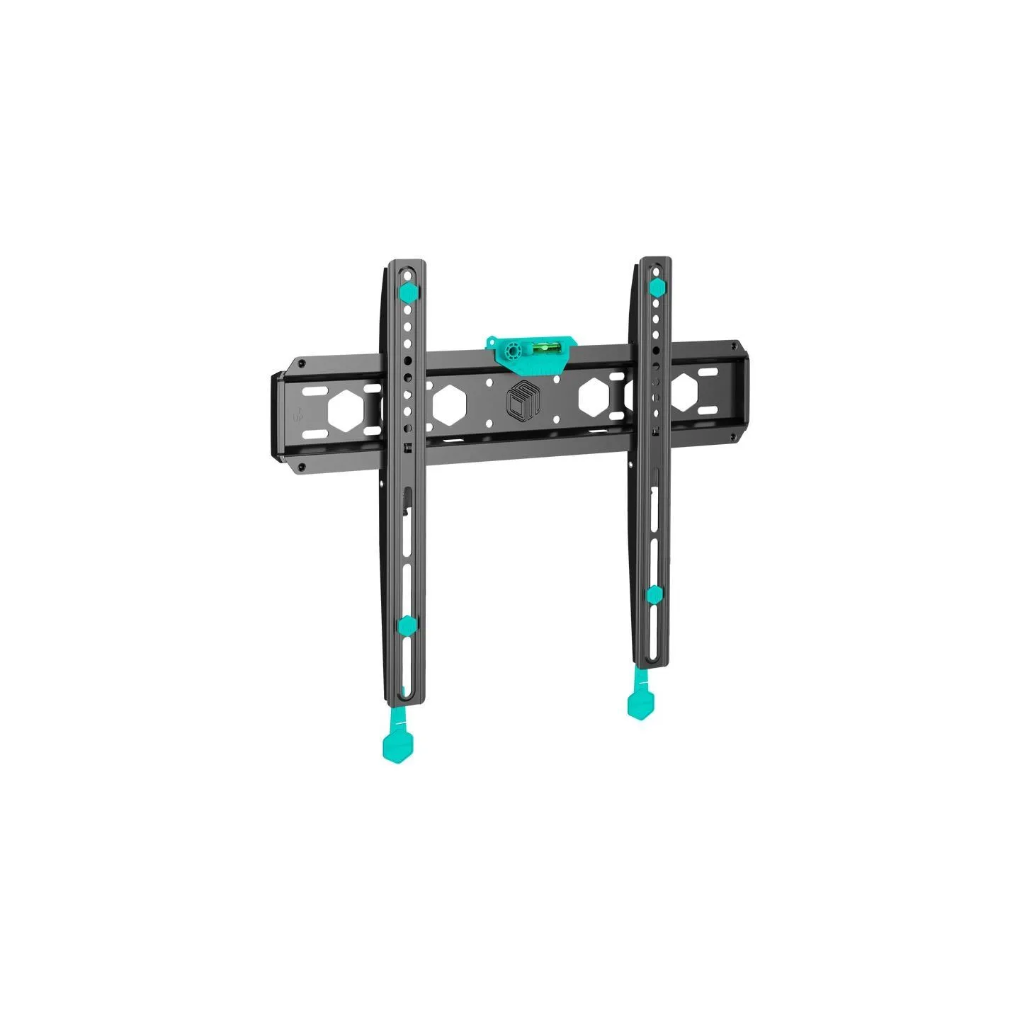 Onkron Fixed TV Wall Mount for 32 to 65-inch Flat Panel TVs Digital Panels 56,8 kg, Black
