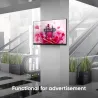 Onkron Fixed TV Wall Mount for 32 to 65-inch Flat Panel TVs Digital Panels 56,8 kg, Black