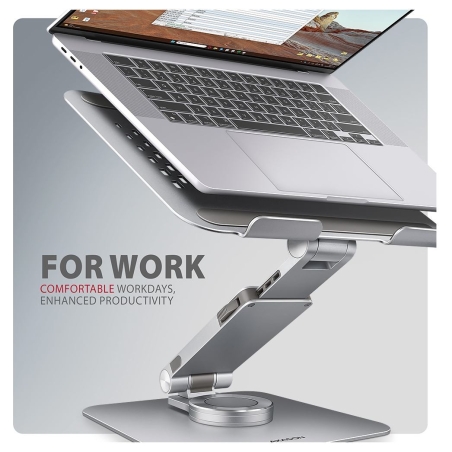 Axagon STND-LR ALU HQ ROTATING massive stand for 10"-16" laptops, many adjustable angles