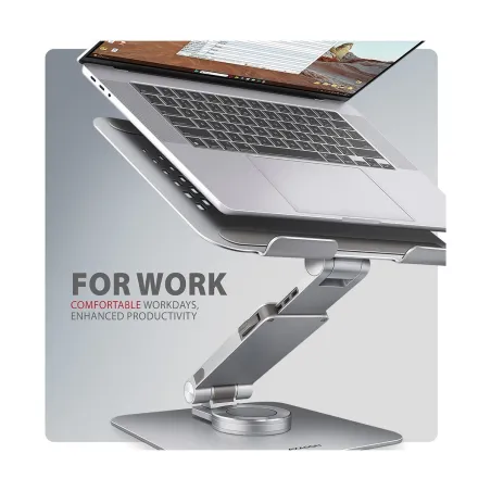 Axagon STND-LR ALU HQ ROTATING massive stand for 10"-16" laptops, many adjustable angles