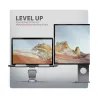 Axagon STND-LR ALU stand for laptop 10-16 adjustable