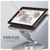 Axagon STND-LR ALU HQ ROTATING massive stand for 10"-16" laptops, many adjustable angles