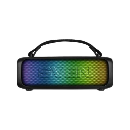 Sven Speaker 2.0 portable SVEN PS-235, black (12W, TWS, ), power output 2x6W (RMS), Bluetooth, FM, USB, lithium 1500mA*h