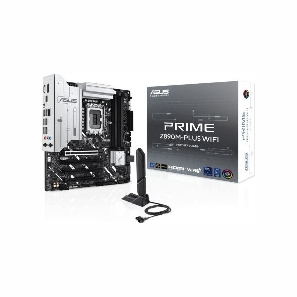 Asus Motherboard PRIME Z890M-PLUS WIFI S 1851 4DDR5 TB4/DP mATX /90MB1J80-M0EAY0