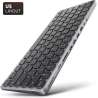 Axagon HMC-KB keyboard USB-C 5Gbps with HUB, microSD/SD, 3x USB-A, HDMI 4K/60Hz, PD 100W, Audio, US layout