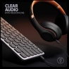 Axagon HMC-KB keyboard USB-C 5Gbps with HUB, microSD/SD, 3x USB-A, HDMI 4K/60Hz, PD 100W, Audio, US layout